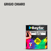 Vernice per ferro e legno adatto per esterno e interno, formato da 750ML e da 2,5L grigio chiaro