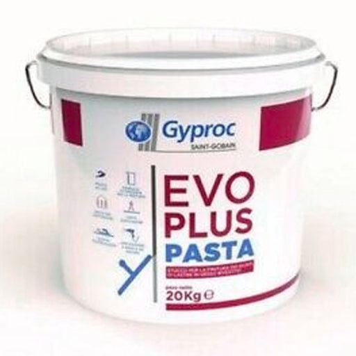 Stucco pronto in pasta professionale GYPROC EVOPLUS in PASTA 20 kg