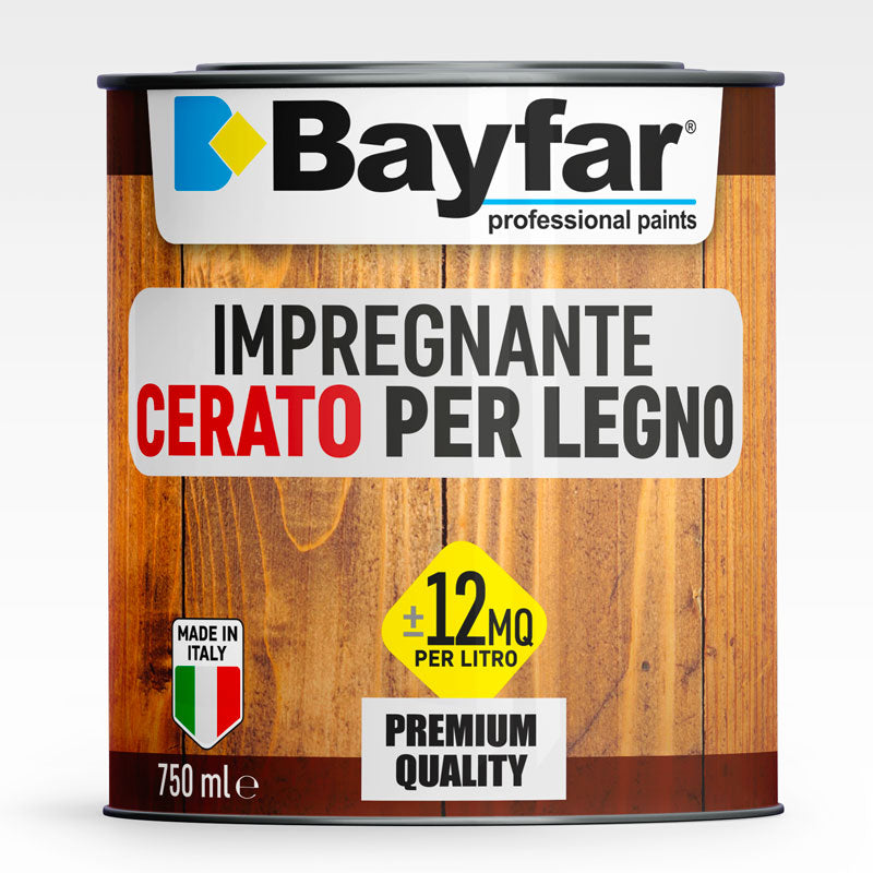 Scheda tecnica Impregnante cerato per legno trasparente satinato Bayfar sintetico per Legno - Bayfar®