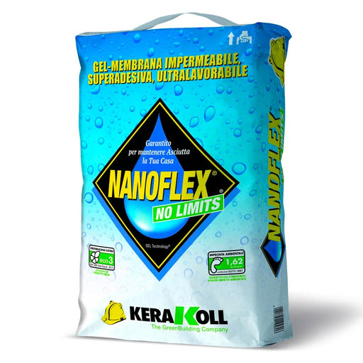 Kerakoll Nanoflex Gel‑membrana impermeabile traspirante, superadesiva - 20kg