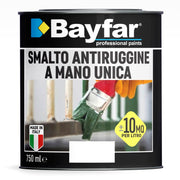 smalto una mano antiruggine per ferro e lamiera zincata