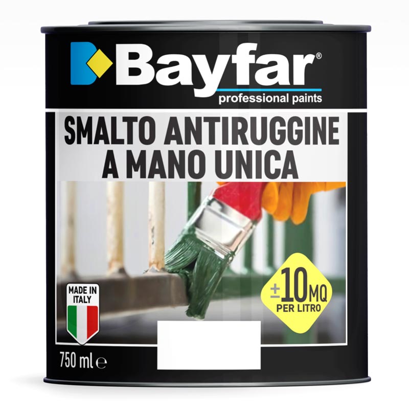 smalto una mano antiruggine per ferro e lamiera zincata