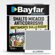Smalto ferromicaceo Alluminio antiruggine antichizzato anticorrosivo micaceo