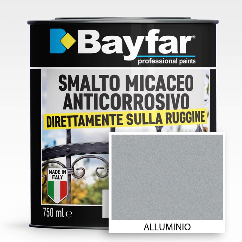 Smalto ferromicaceo Alluminio antiruggine antichizzato anticorrosivo micaceo