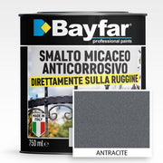 Smalto ferromicaceo Antracite antiruggine antichizzato anticorrosivo micaceo