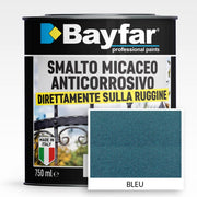 Smalto ferromicaceo Blu antiruggine antichizzato anticorrosivo micaceo