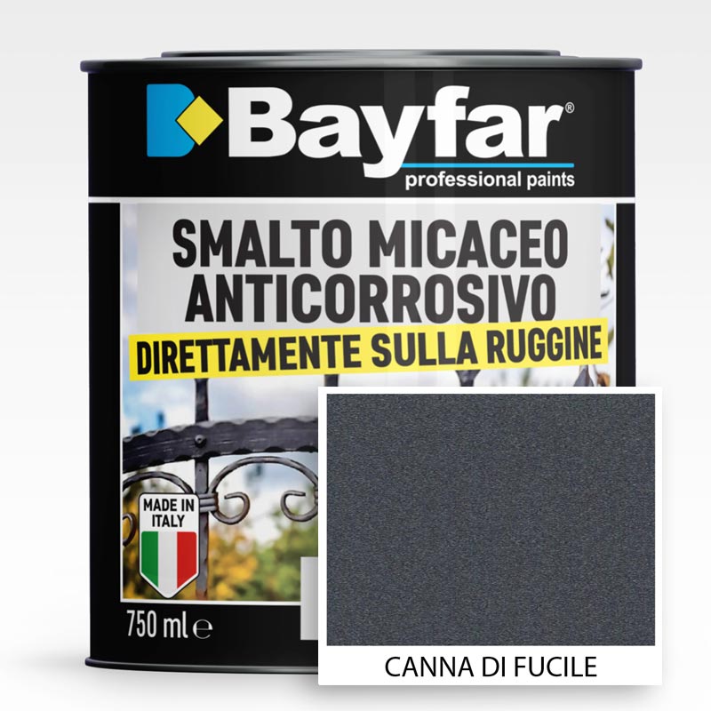 Smalto ferromicaceo Canna di fucile antiruggine antichizzato anticorrosivo micaceo