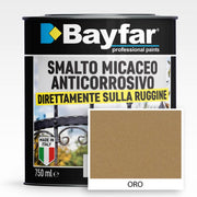 Smalto ferromicaceo Oro antiruggine antichizzato anticorrosivo micaceo