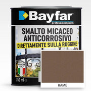Smalto ferromicaceo Rame antiruggine antichizzato anticorrosivo micaceo