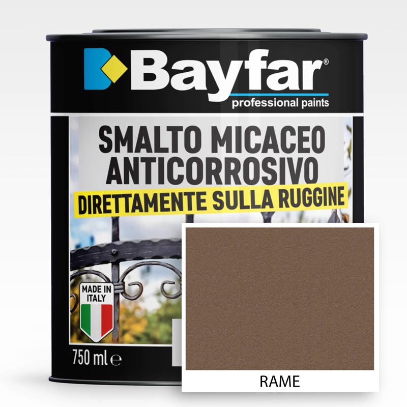 Smalto ferromicaceo Rame antiruggine antichizzato anticorrosivo micaceo
