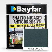Smalto ferromicaceo Verde Muschio antiruggine antichizzato anticorrosivo micaceo
