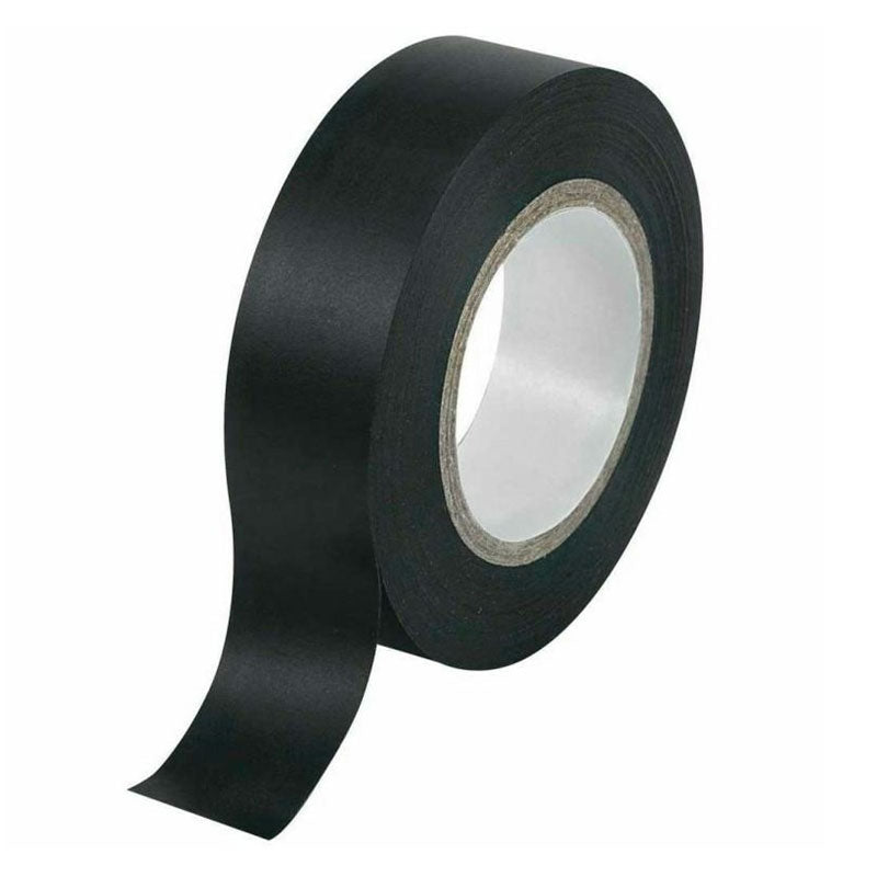 Nastro isolante nero autoestinguente mm 19x25 metri per elettricista