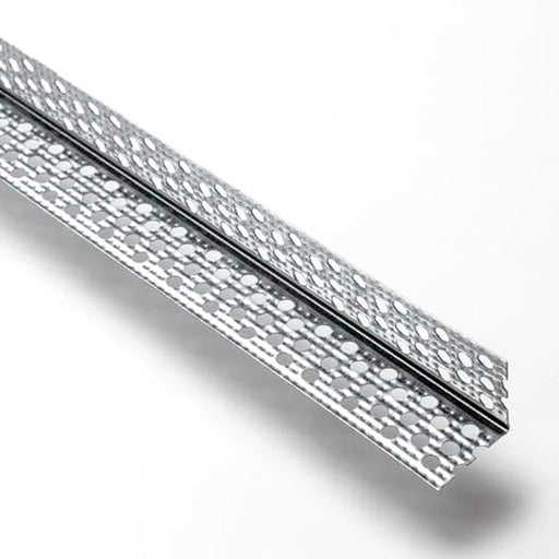Paraspigolo metallico forato per cartongesso in barre da 3mt lineari