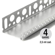 Profilo di partenza in alluminio per cappotto termico - 4 barre