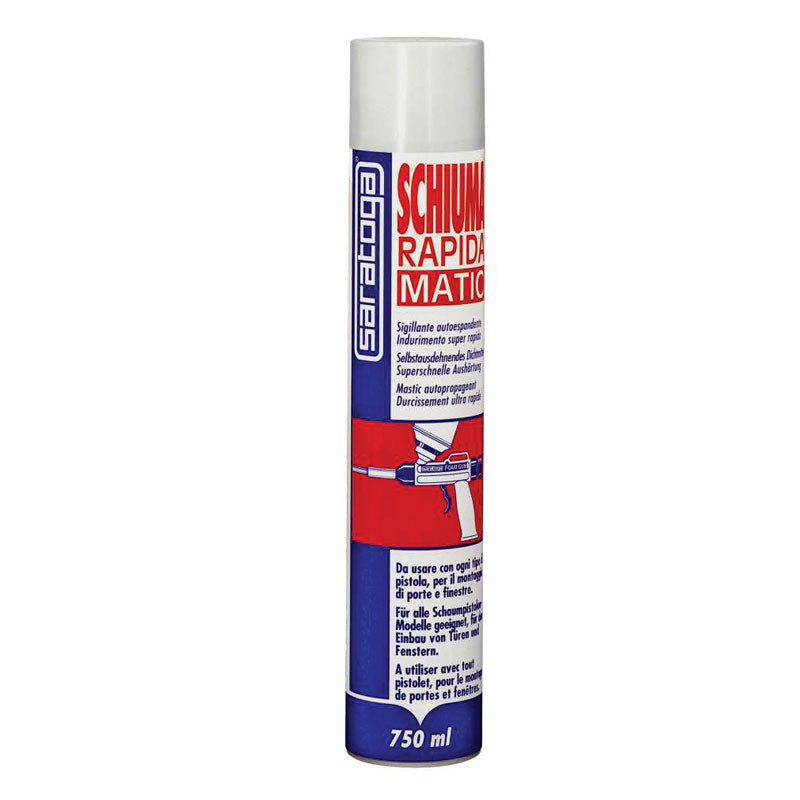 Schiuma poliuretanica rapida saratoga Matic per pistola - 750ml