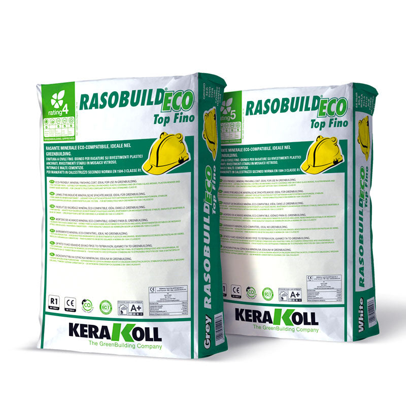 Intonachino rasante per tutte le superfici - Kerakoll Rasobuild top Fino
