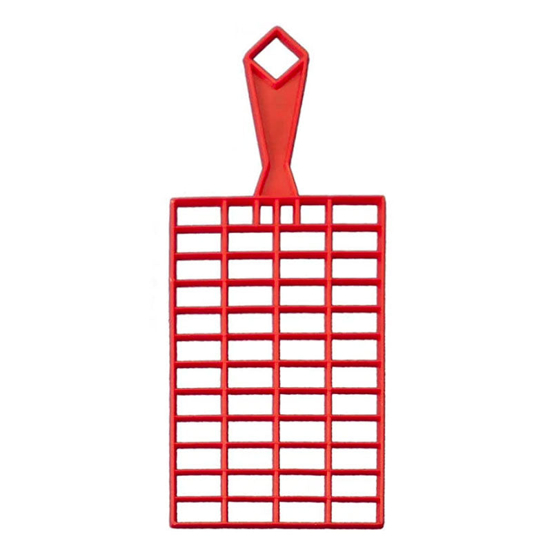 Rete per rullino 10cm in plastica colore rosso