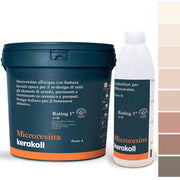 Microresina Kerakoll all’acqua per piastrelle, pavimenti, ceramica e parquet colorata con finitura laccata opaca Rose Pink