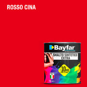 Vernice per ferro e legno adatto per esterno e interno, formato da 750ML e da 2,5L rosso cina