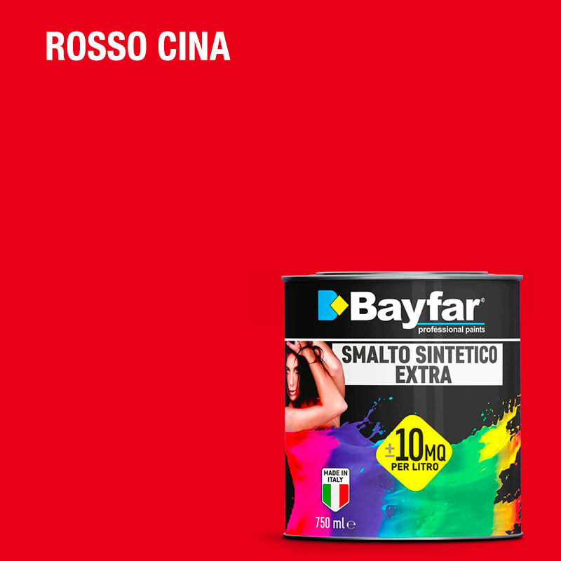 Vernice per ferro e legno adatto per esterno e interno, formato da 750ML e da 2,5L rosso cina