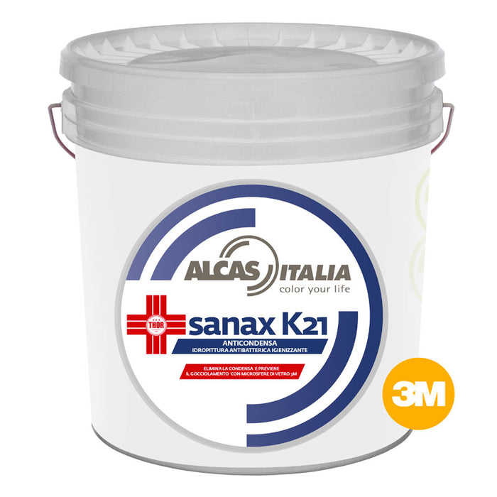 Pittura antimuffa e anticondensa, antibatterica - Alcas Italia Sanax K21