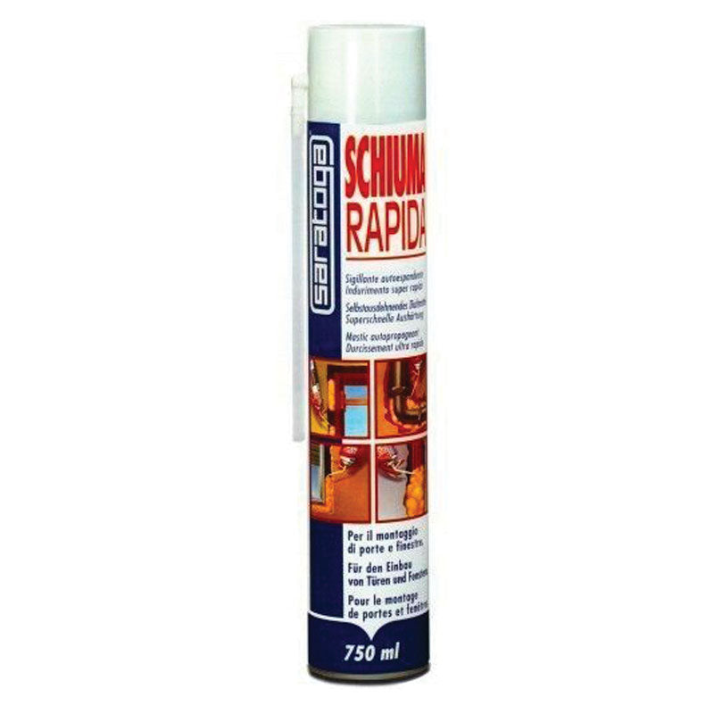Schiuma poliuretanica rapida Manuale Saratoga - 750ml