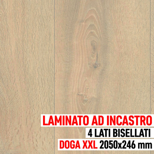 Pavimento in laminato ad incastro Click, Rovere Sierra Sand - Tarkett Woodstock XL 1032