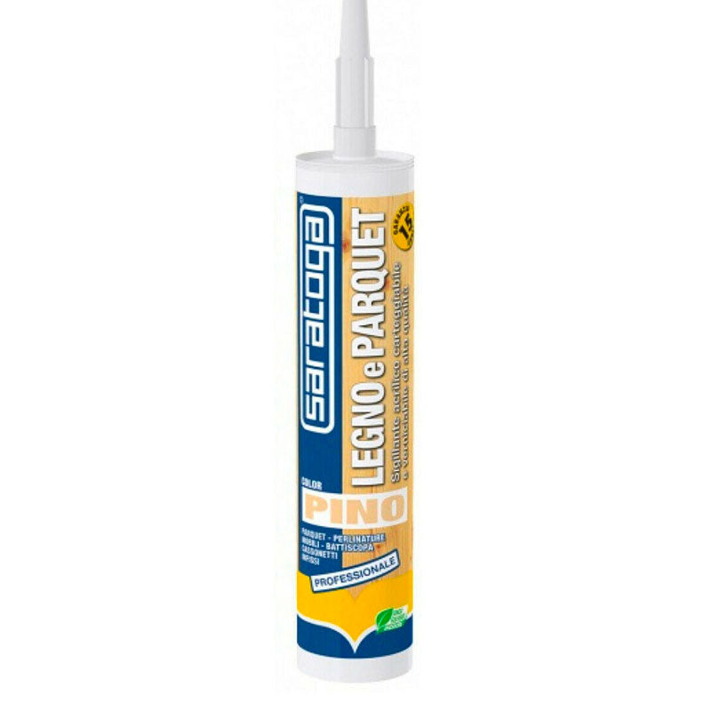 Silicone per legno e parquet Acrilico verniciabile cartuccia - Saratoga