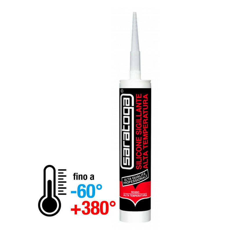Silicone Sigillante Termico Alta Temperatura -60 +380°C - Saratoga 310 ML