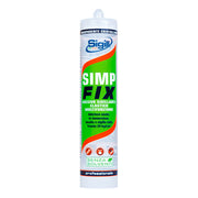 Sigill Simp Fix Adesivo e Sigillante Trasparente Cristallino 290ml aderisce anche in immersione Aderisce anche su Superfici Bagnate