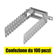 Staffa registrabile per cartongesso, universale per profili 50/27