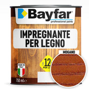 Impregnante per legno mogano per interni ed esterni professionale e pronto all'uso