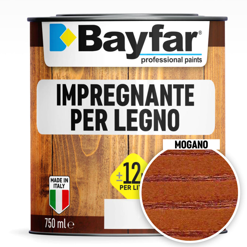 Impregnante per legno mogano per interni ed esterni professionale e pronto all'uso