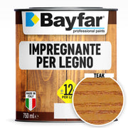 Impregnante per legno teak per interni ed esterni professionale e pronto all'uso