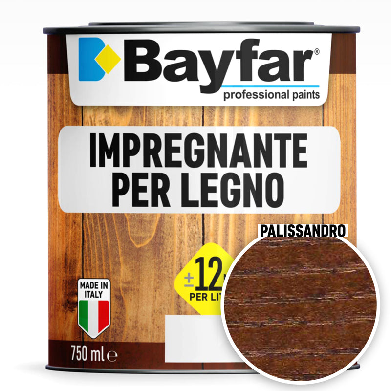 Impregnante per legno palissandro per interni ed esterni professionale e pronto all'uso